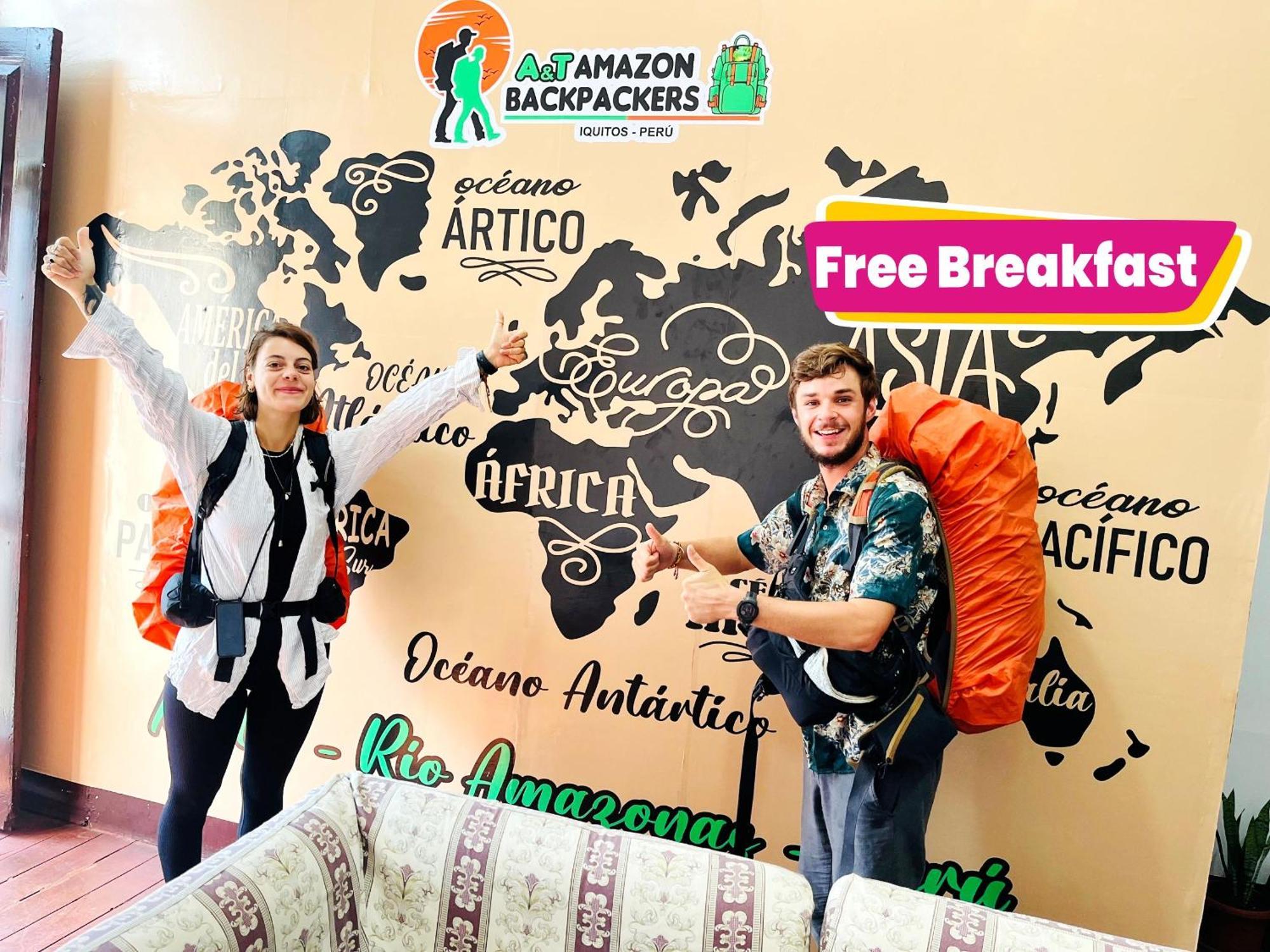 Bed and Breakfast A&T Amazon Backpacker'S Iquitos Exterior foto